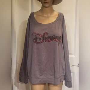 Disney Holiday Logo Comfy Sweatshirt Size XXL